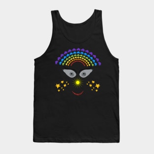 Smiley sky face Tank Top